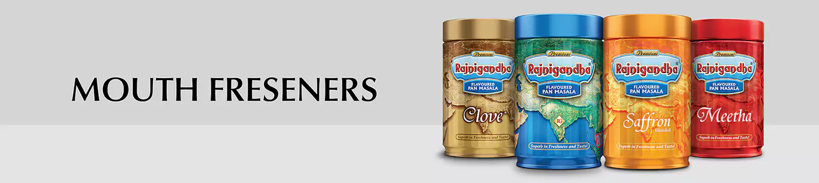 Rajnigandha Mouth Fresheners Range